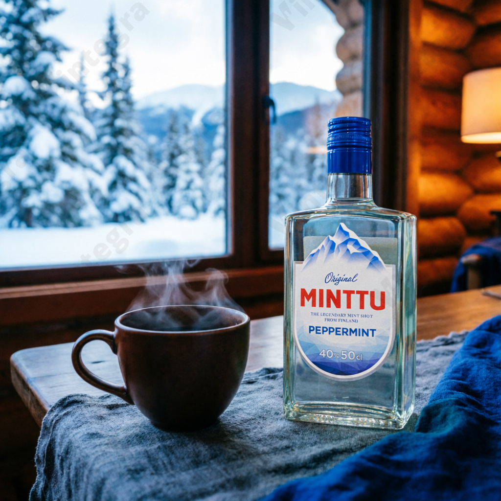 Горячий кофе и охлаждённый Minttu