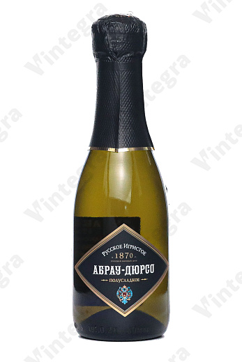 Абрау-Дюрсо Русское игристое 1870, 2022, полусладкое, 0.2 л., 12%, Россия