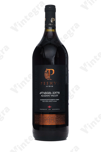 Пешви Алазанская Долина, 2020, полусладкое, 1.5 л., 15.5%, Грузия