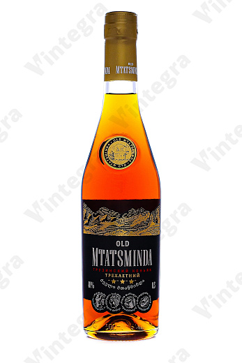 Старая Мтацминда Трёхлетний, 0.5 л., 40%, Грузия