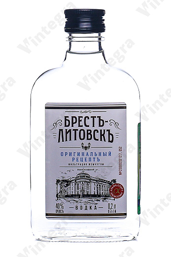 Брестъ-Литовскъ Оригинальный рецептъ, 0.2 л., 40%, Беларусь