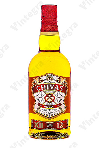 Chivas Regal 12 years old, 0.7 л., 40%, Великобритания, подарочная упаковка