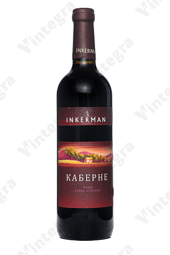 Инкерман Каберне, сухое, 0.7 л., 14%, Россия