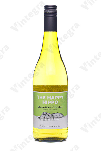 The Happy Hippo Chenin Blanc Colombar, 2024, полусладкое, 0.75 л., 11%, Южная Африка