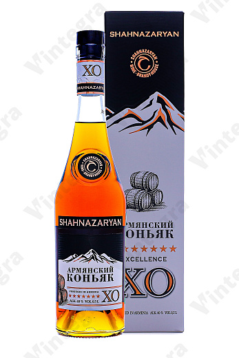 Шахназарян Армянский ХО 7 лет, 0.5 л., 40%, Армения, подарочная упаковка