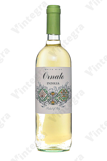 Ornato Inzolia Sicilia IGT, 2021, сухое, 0.75 л., 13%, Италия