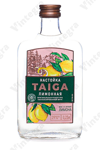 Тайга Лимонная, 0.25 л., 29%, Россия