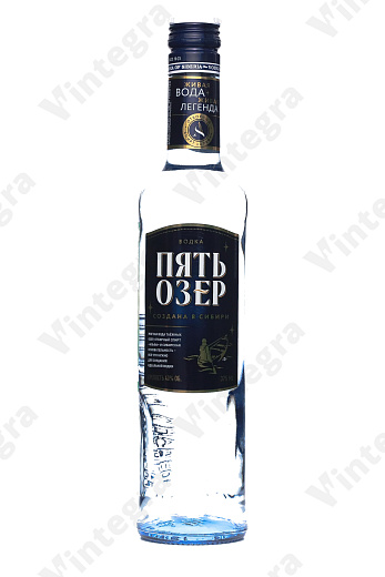 Пять Озер, 0.375 л., 40%, Россия