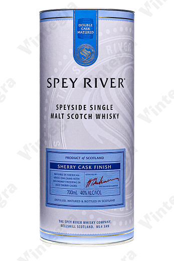 Spey River Speyside Single Malt, 0.7 л., 40%, Великобритания, подарочная упаковка, в тубе