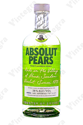 Absolut Pears, 0.75 л., 38%, Швеция