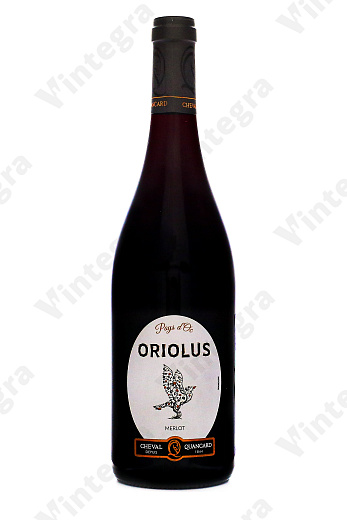 Oriolus Merlot Pays D'oc, 2024, сухое, 0.75 л., 13.5%, Франция