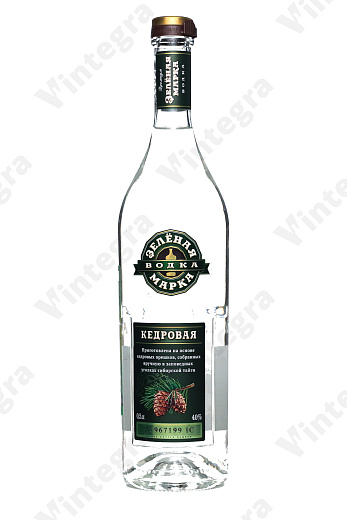 Зеленая Марка Кедровая особая, 0.5 л., Россия