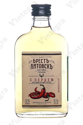 Брестъ-Литовскъ  с Перцем, 0.2 л., 37%, Беларусь