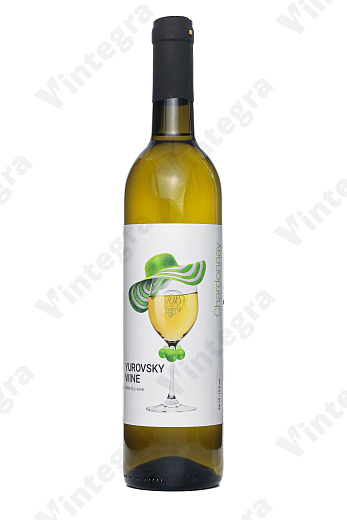Шардоне Винзавод Юровский, сухое, 0.7 л., 10%, Россия