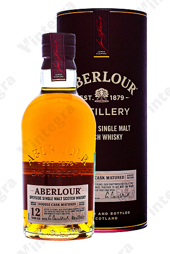 Aberlour 12 Years Old Speyside Single Malt Double Cask Matured, 0.7 л., Великобритания, подарочная упаковка