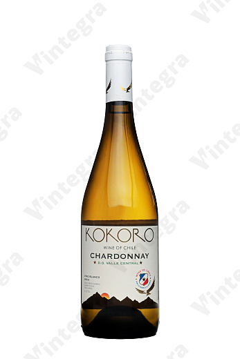 Kokoro Chardonnay DO Valle Central, 2023, сухое, 0.75 л., 12.5%, Чили