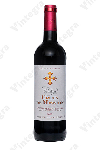 Chateau Croix de Mission Montagne Saint-Emilion AOC, 2019, сухое, 0.75 л., 13%, Франция