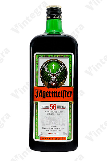 Jagermeister, сладкий, 1.75 л., 35%, Германия