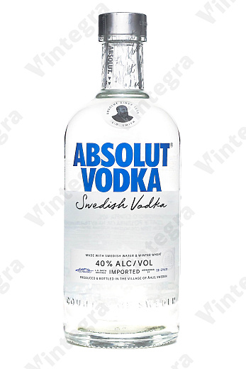 Absolut Swedish Vodka, 0.7 л., 40%, Швеция