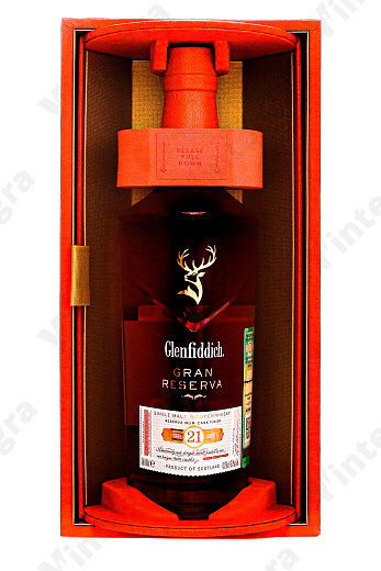 Glenfiddich Gran Reserva 21 years, 0.7 л., 43.2%, Великобритания
