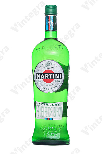 Martini Extra Dry, экстра драй, 1 л., 18%, Италия