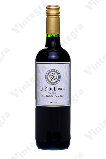 Le Petit Chavin Merlot, 2024, полусладкое, 0.75 л., 0.5%, Франция