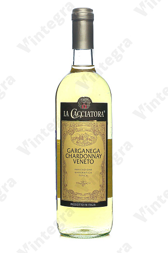 La Cacciatora Garganega Chardonnay Veneto, 2021, полусухое, 0.75 л., 12%, Италия