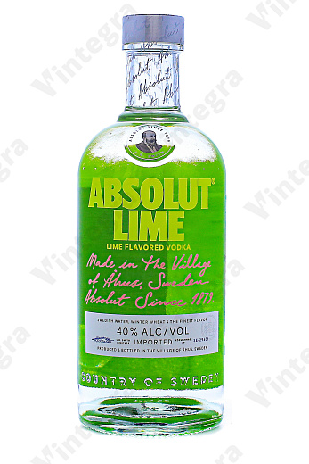 Absolut Lime, 0.7 л., 40%, Швеция