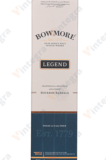 Bowmore Legend Islay Single Malt, 0.7 л., 40%, Великобритания