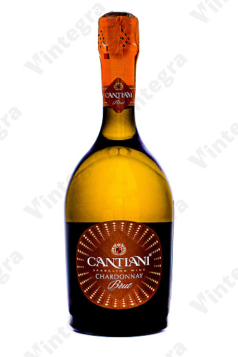 Кантиани Шардоне брют, 0.75 л., 12%, Россия