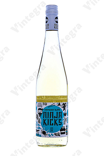 Ninja Kicks Sauvignon Blanc, 2024, полусухое, 0.75 л., 11.5%, Германия