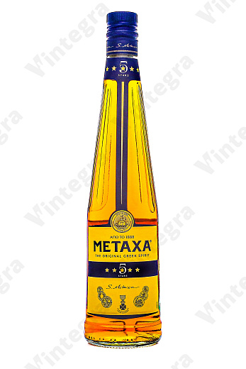 Metaxa 5*, 0.7 л., 38%, Греция