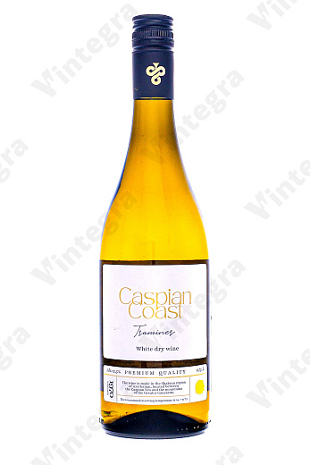Каспиан Кост Траминер, 2023, сухое, 0.75 л., 12.5%, Азербайджан