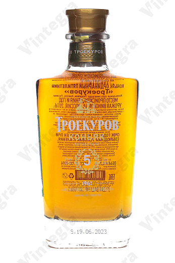 Троекуров пятилетний, 0.25 л., 40%, Россия