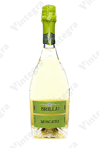 Brilla! Moscato, 2023, сладкое, 0.75 л., 7%, Италия