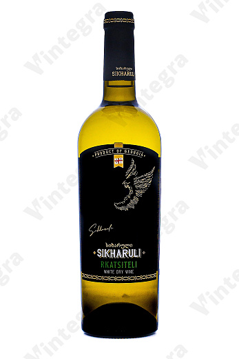 Сихарули Ркацители, 2024, сухое, 0.75 л., 13%, Грузия