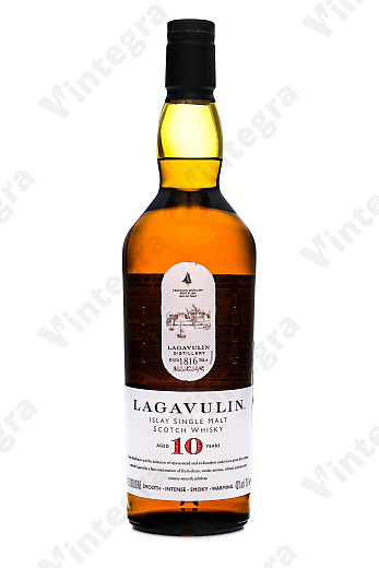 Lagavulin 10 years old, 0.7 л., 43%, Великобритания