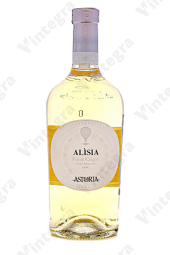 Astoria Alisia Pinot Grigio delle Venezie DOC, 2024, полусухое, 0.75 л., 12.5%, Италия