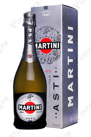 Asti Martini, сладкое, 0.75 л., 7.5%, Италия, подарочная упаковка