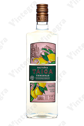 Тайга Лимонная, 0.5 л., 29%, Россия