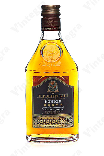 Российский пятилетний пять звездочек ДВКК, 0.25 л., 40%, Россия