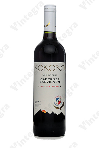Kokoro Cabernet Sauvignon, 2021, сухое, 0.75 л., 12.5%, Чили