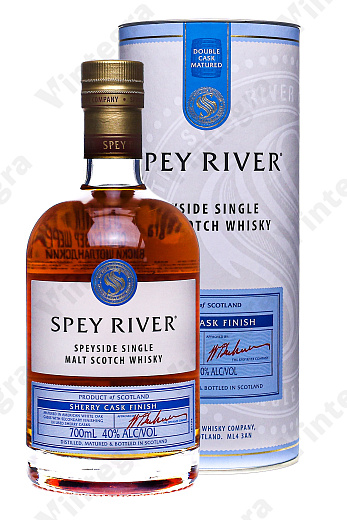 Spey River Speyside Single Malt, 0.7 л., 40%, Великобритания, подарочная упаковка, в тубе