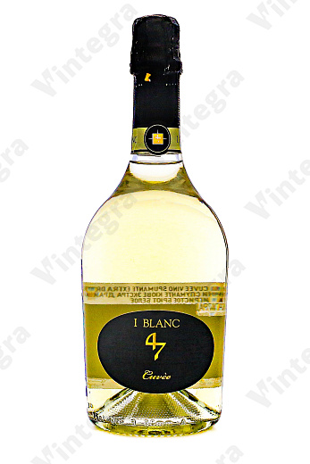 I Blanc 47 Cuvee, 2022, брют, 0.75 л., 11%, Италия