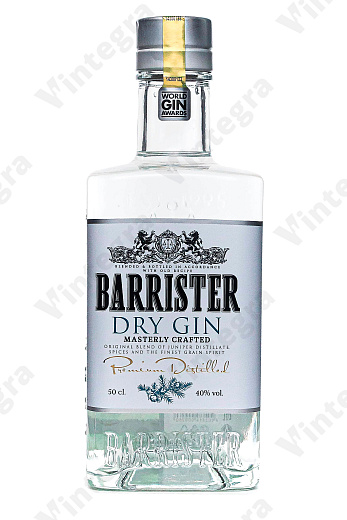 Барристер Драй, сухой, 0.5 л., 40%, Россия