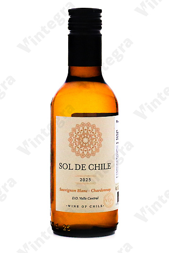 Sol de Chile Sauvignon Blanc-Chardonnay, 2025, сухое, 0.187 л., 12.5%, Чили