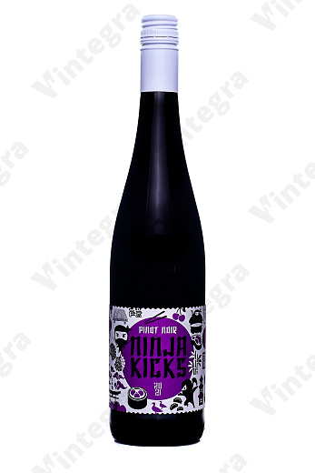 Ninja Kicks Pinot Noir, 2021, полусухое, 0.75 л., 11.5%, Германия