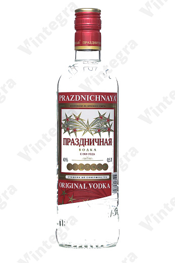 Праздничная, 0.5 л., 40%, Россия