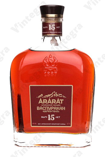 Арарат Васпуракан КС 15 лет, 0.7 л., 40%, Армения, подарочная упаковка