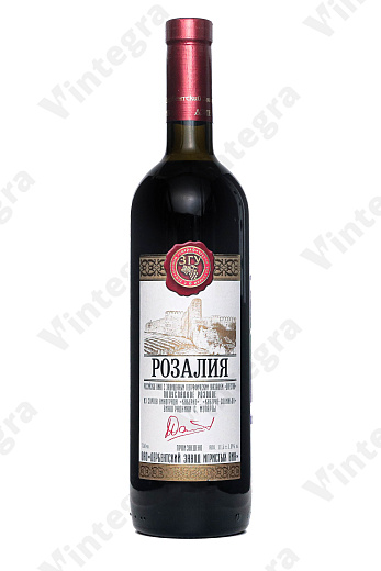 Розалия Дагестан, полусладкое, 0.75 л., 10.5%, Россия